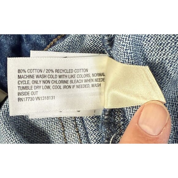 Universal Thread Womens High Rise Wide Leg Jeans 8 Short Medium Wash Pockets - Picture 13 of 13